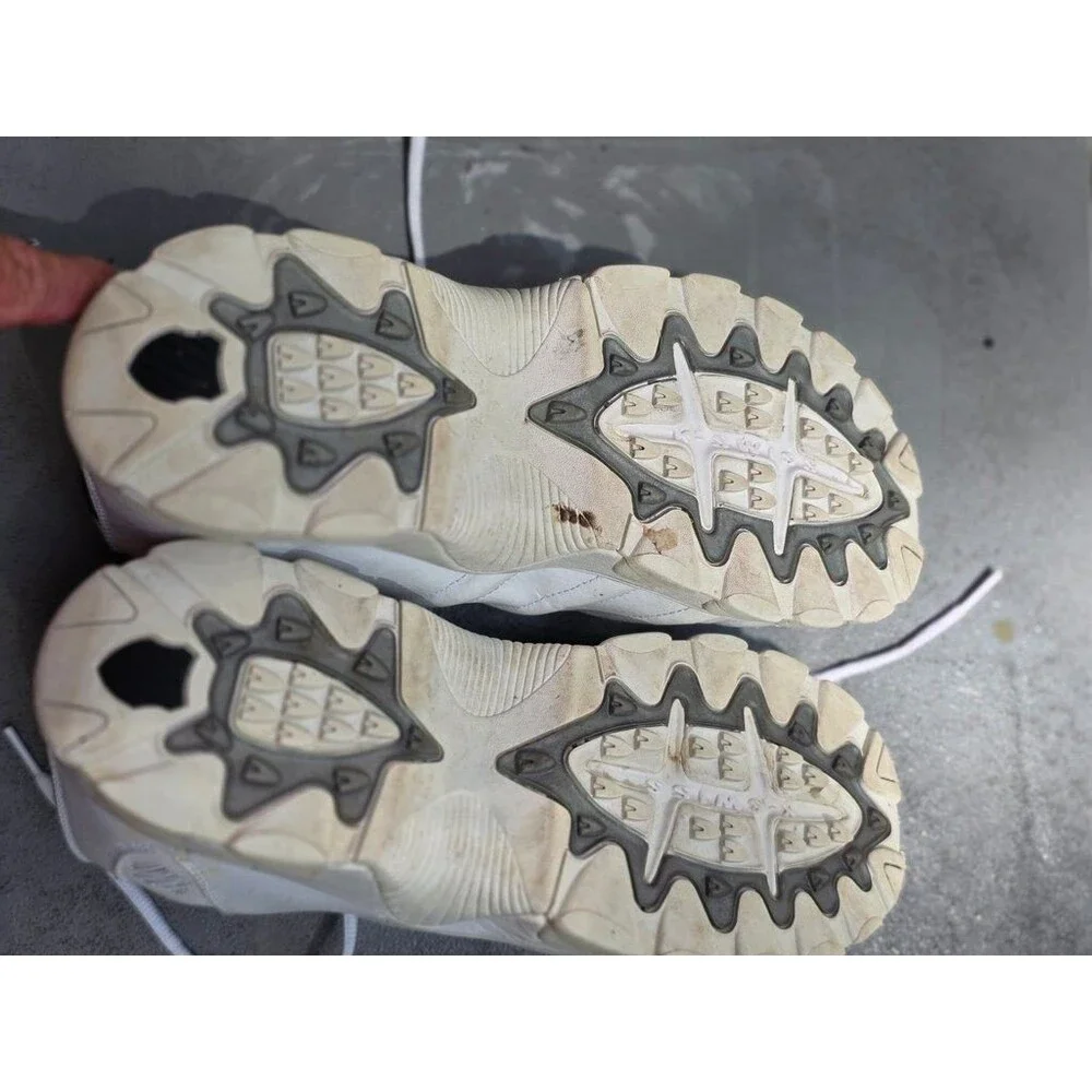 Vintage K-Swiss Tubes White Leather Sneakers - Early 2000s Athletic Shoes